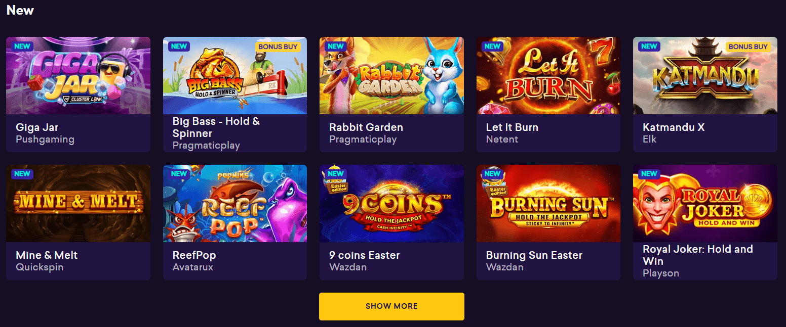 slots at spin bit casino 